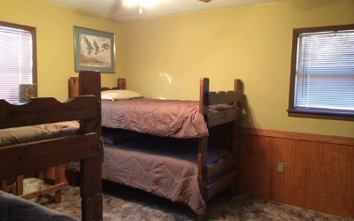 bunk beds in cabin 